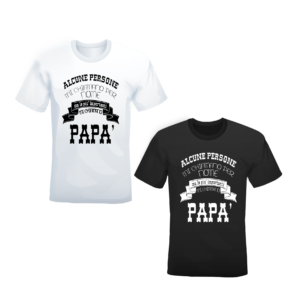 T-shirt mi chiamano Papà day bianca o nera