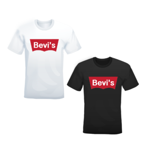 T-shirt Bevis bianca o nera