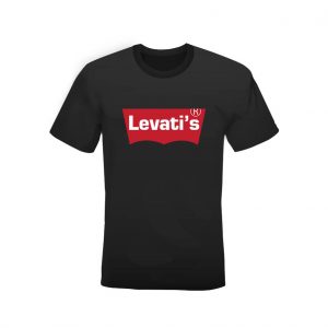 T-shirt 100% cotone Levati’s bianca o nera