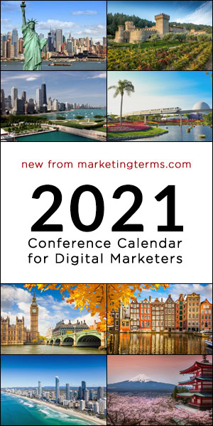 Digital Marketing Conference Calendar