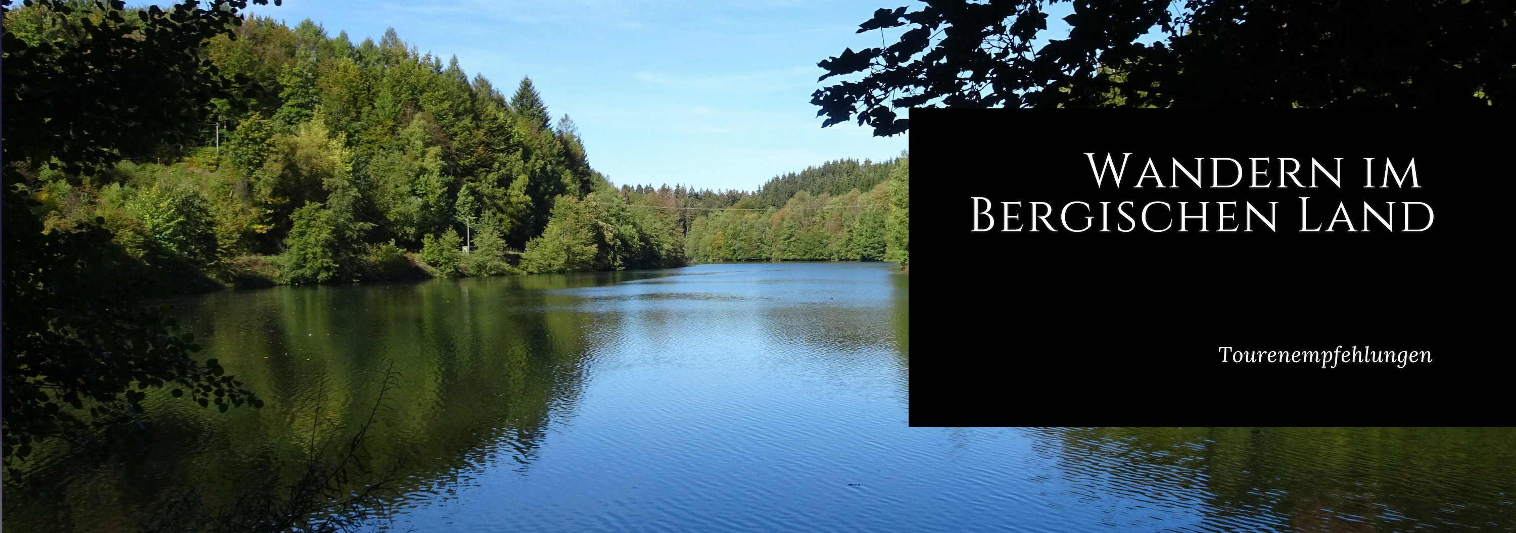 Wandern im Bergischen Land 