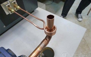 Brazing test of copper pipes with Ultraflex induction systems