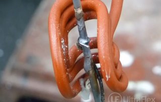 Brazing small copper wire