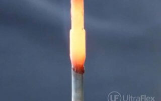 Brazing of two aluminum pipes together