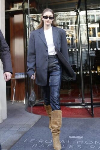over-sized blazer style
