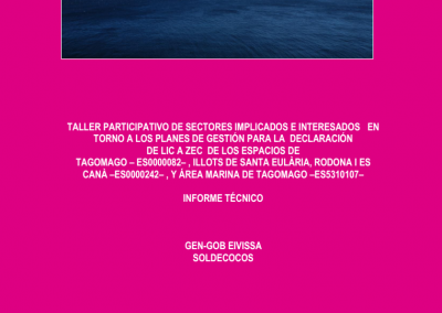Report Participatory Workshop Natura 2000 Network Tagomago