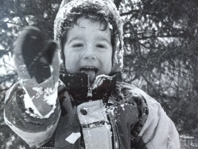 Cooper Campbell Playing In the Snow cropped