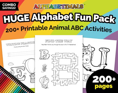 Alphabetimals HUGE Alphabet Fun Pack