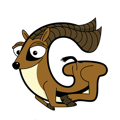 Cartoon Gazelle | Alphabetimals.com