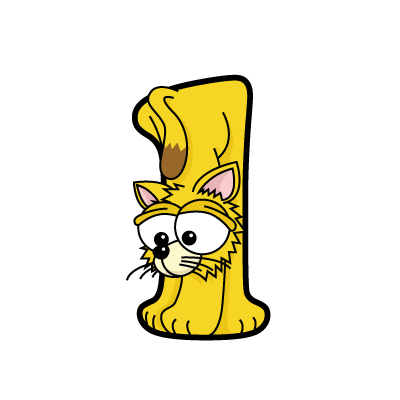 Cartoon Baby Lion | Alphabetimals.com