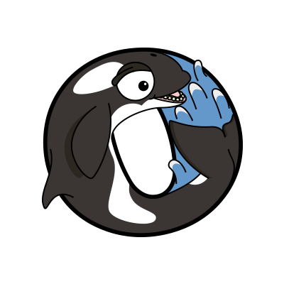 Cartoon Orca | Alphabetimals.com