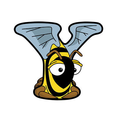Cartoon Yellowjacket | Alphabetimals.com