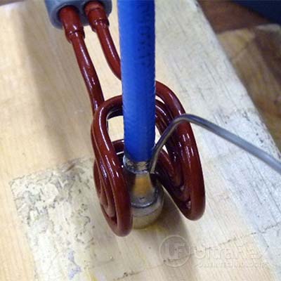 Soldering a coaxial cable