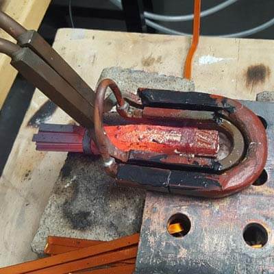 Brazing steel Plate and Copper Bundle