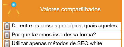 Valores compartilhados c7s
