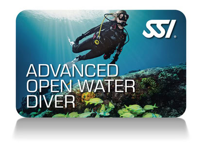 Advanced Open Water certification via SSI