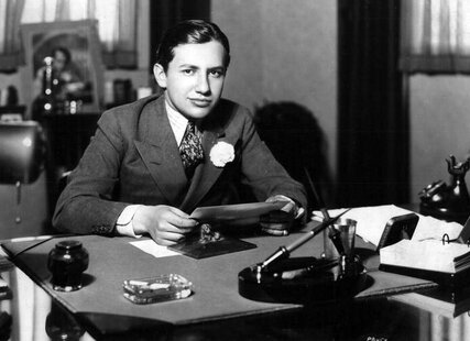 Carl Laemmle Jr at his desk