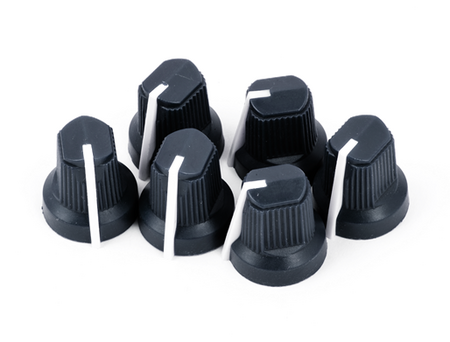 Fender Black Pointer Amp Knobs