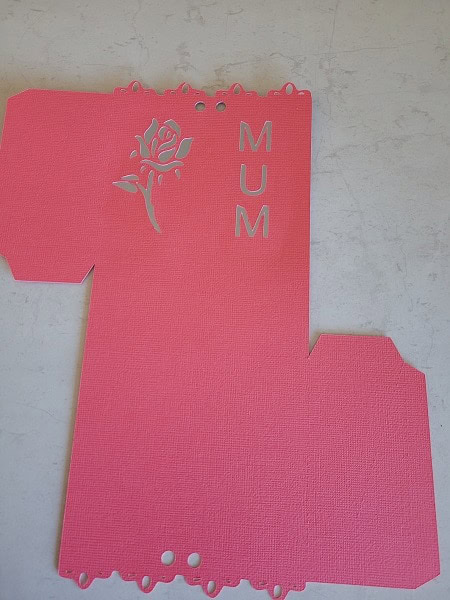 Gift box Mum file cut our ready to make