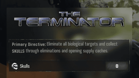 The Terminator Skull Collection Shown in the Pause Menu of Black Ops 6 Multiplayer