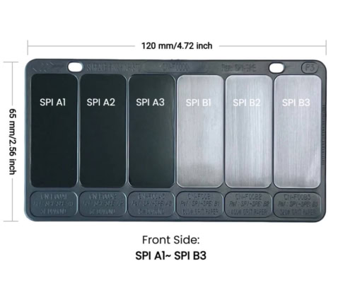 SPI Finish Card Front Side A1 to B3