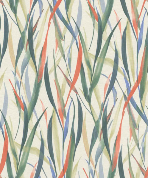 Papel pintado Hojas Finas colores
