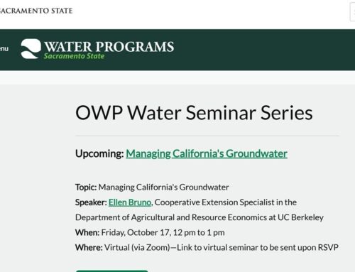 Gestión del agua subterránea en California