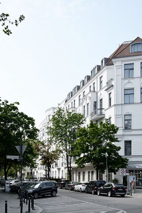 The view down Eisenzahnstraße