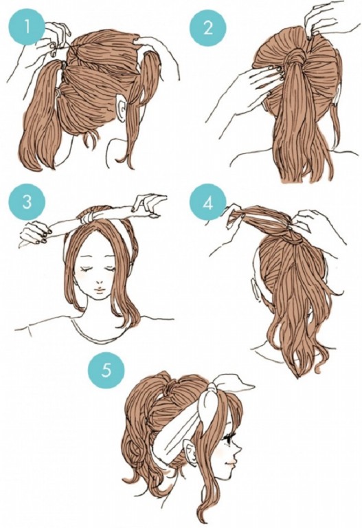 penteado com lenço penteado com lenço