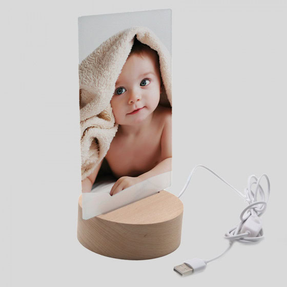 Base in Legno o plastica LED con Plexy Sublimatico varie forme - immagine 5