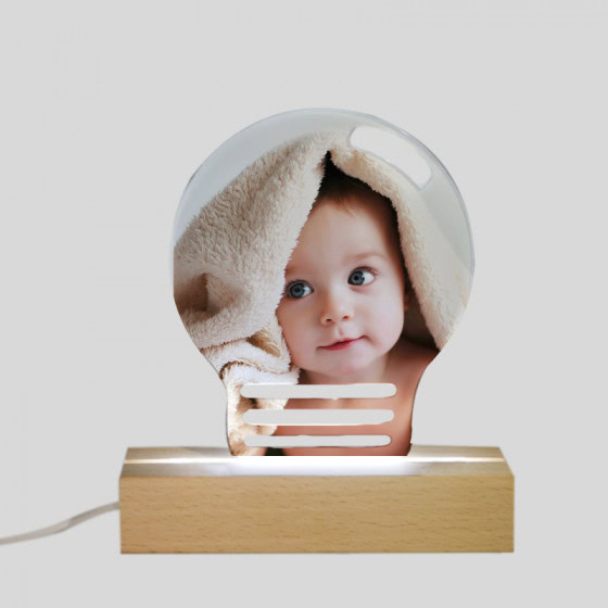 Base in Legno o plastica LED con Plexy Sublimatico varie forme