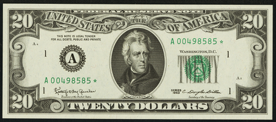 What is the value of a 1977 20 dollar bill? - Quora