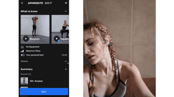 freeletics aphrodite programme