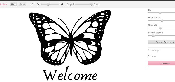 Cutecutter JPG to SVG online converter