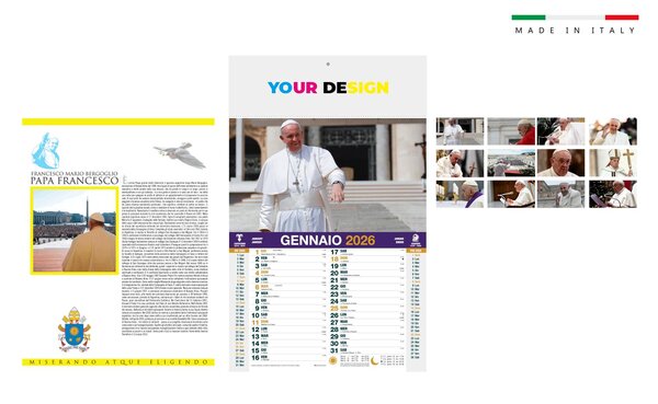 Calendario olandese illustrativo 12 ff. 29x47 ca. - immagine 11