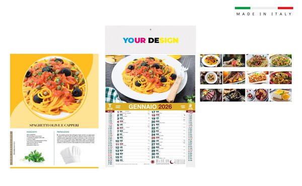 Calendario olandese illustrativo 12 ff. 29x47 ca. - immagine 5