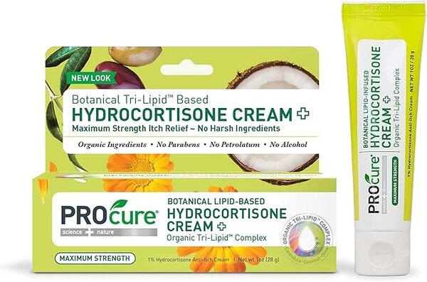 PROcure Hydrocortisone Cream with Calendula, 1 Ounce