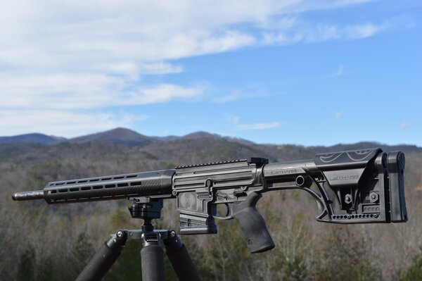 Alpha Fixed Carbon AR-10 Rifle - Image 6