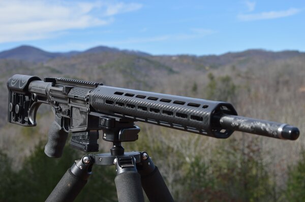 Alpha Fixed Carbon AR-10 Rifle - Image 7