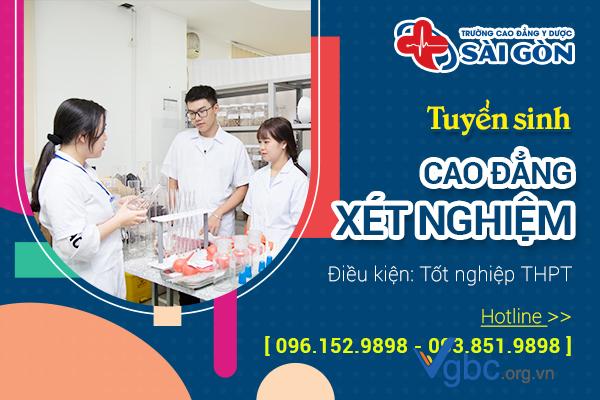 thông tin tuyển sinh Cao đẳng kỹ thuật xét nghiệm y học