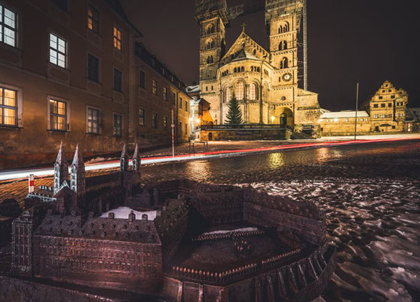 1035-1_Diorama-vor-Bamberger-Dom-im-Winter_Thomas-Paal_Bamberger-Karten
