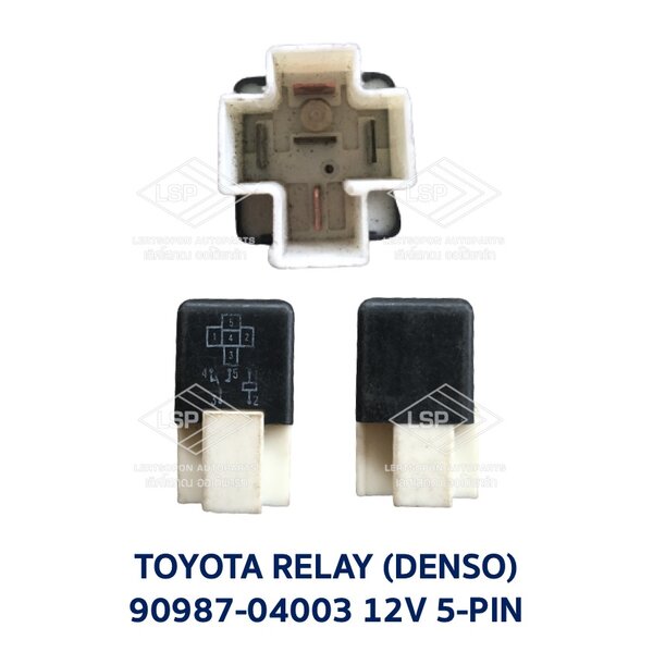 รีเลย์ โตโยต้า TOYOTA RELAY ISO 12V 5-PIN 90987-04003