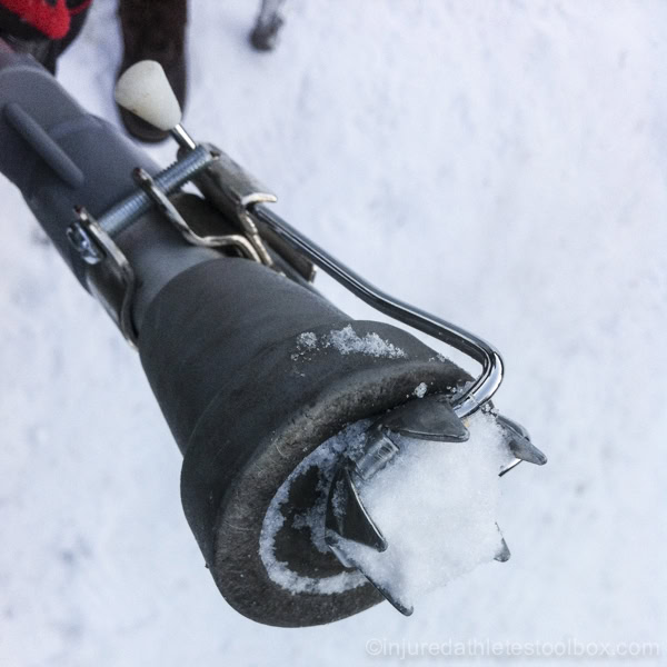 Crutch crampons