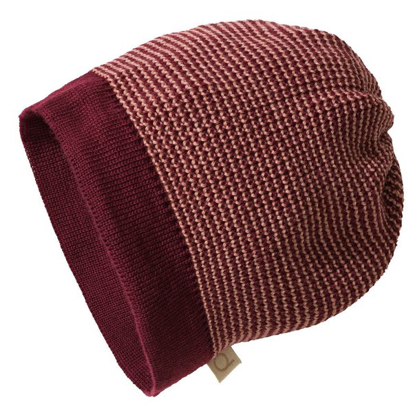 disana Wollbeanie in der Farbe cassis-rose in der Größe 1-4 - Wollkleidung