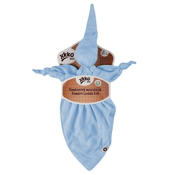 xkko Bambus-schnuffeltuch-Motiv: blau
