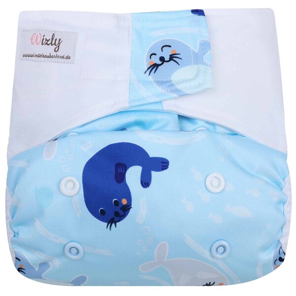 Windelzauberland Überhose Wizly Newborn Klett – Bild 6