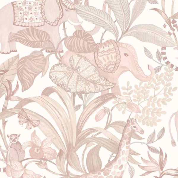 papel pintado safari magico fondo blanco
