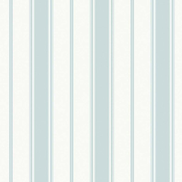 Papel Pintado rayas oxford azul claro