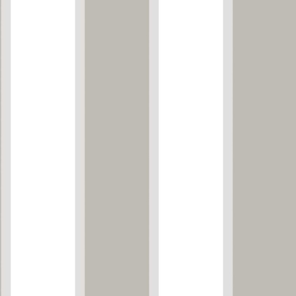 Papel Pintado Rayas Vesalles gris y plateado