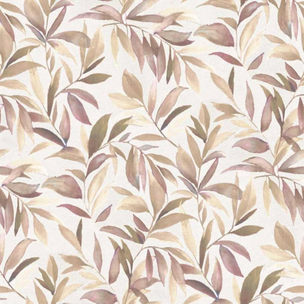 Papel Pintado Hojas Elegantes Marrones